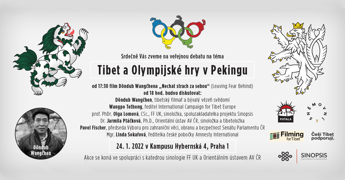 Döndub Wangčhen: Tibet a Olympijské hry v Pekingu - projekce filmu a debata